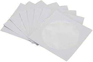 C.X.Y. 100 Pezzi busta per CD e DVD carta 100g