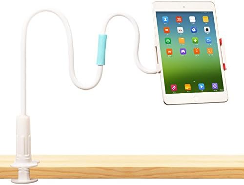 Wiiguda@ Mobile Phone Stand for Desk Universal Flexible Long Arms Cellphone Phone Holder For Desk Desktop Bed Support All Mobiles, for Bedroom, Kitchen, Office, Bathroom Etc (Blue)