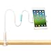 Produktbild Wiiguda@Universal Flexible Handyhalter,Smartphones Tablet Bett Lazy Ständer,360 Drehen 75cm Schwanenhals Handyhalter,iPad-Halter-Standplatz mit ultra-stabile Bolzen-Klemmplatt.Blau.