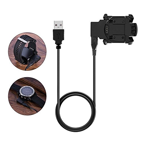 Teepao Charger for Garmin Descent Mk1 Smart Watch (3.3ft/100cm),Universal Charging Dock Charger Replacement Adapter USB Replacement Charging Cable Cord Wire Clip Dock Cradle Accessories