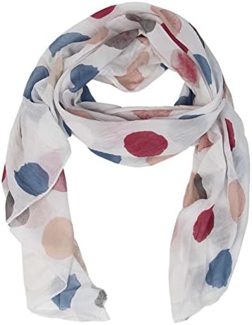 Silk scarf for ladies with dot print of Zwillingsherz/Elegant accessory for women also as a scarf/silk scarf/scarf/shoulder cloth or cover cloth used