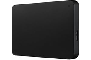 KIDZLANE Disque Dur Externe Portable 2To - USB Plug & Play, Compatible PC, Ordinateur Portable, TV - Formaté pour Windows (Noir)