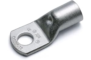 ENERGIASOLARE100 RISPARMIARE SENZA INQUINARE Capicorda ad Occhiello in Rame x Cavo Elettrico 50mm foro 8