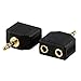 Produktbild Adapter Audio Stereo Mini Klinke Male 3,5 mm mit doppeltem Klinke Buchse 2471