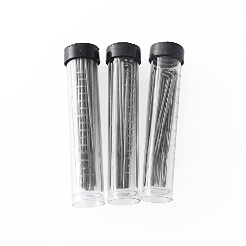 120 Pieces Filznadel Dreieckige Punkt Filznadeln DIY Wolle Pin Wolle Filzwerkzeuge 3 Sizes 78mm 86mm 91mm (Each Sizes 40pcs) - 5