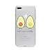 Produktbild licaso Apple iPhone 7 Plus Handyhülle Smartphone Apple Case aus TPU mit Let's Avocuddle Print Motiv Slim Design Transparent Cover Schutz Hülle Protector Soft Aufdruck Lustig Funny Druck