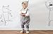 LifeWheel 4-Pair Thick Anti-Slip Cotton Paw Print Pattern Terry Socks For Baby 0-4yrs M