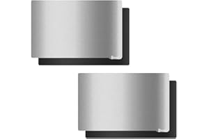 BIQU Bigtreetech Platforma do drukarki 3D z żywicy, 196 x 126 mm, elastyczna stalowa płytka budowlana z naklejkami magnetycznymi, zestaw 2 sztuk