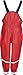 Playshoes Boy's  Relaxed Long sleeve Overall, Red, 5-6 Years (Manufacturer size :116 cm)