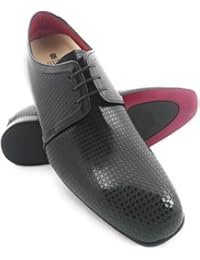 ZERIMAR Zapatos con alzas interiores para caballeros Aumento +7 Cm Zapato de estilo elegante en cuero de primera calidad