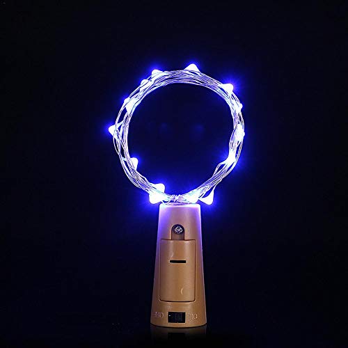Preisvergleich Produktbild Led Flaschenlicht Kupferdraht Schnur LED Flaschenlicht Kupferdraht Weinflasche Nacht Romantische Weihnachten Halloween Deko,2.2m