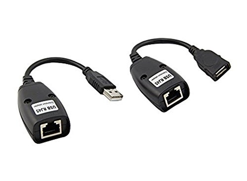 USB Over Ethernet RJ45 Extender Adapter Cat5 Cat6 - 2
