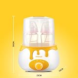 2 in 1 Tragbares Doppelzimmer Neugeborenen Baby Smart Flaschenwärmer für Muttermilch Milch Wasser, Constant-Heizung - 3