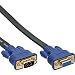 Produktbild InLine 17742F S-VGA Verlängerung Flachkabel 15-polig HD Stecker auf Buchse 2m schwarz