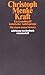 Kraft: Ein Grundbegriff ästhetischer Anthropologie (suhrkamp taschenbuch wissenschaft) by 
