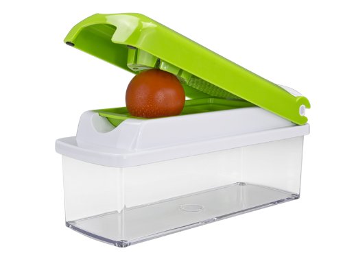Original Genius Nicer Dicer Plus Set , 13-tlg. Gemüseschneider Obstschneider NEU (GRÜN) - 3