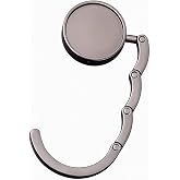 Masa Kenarı Mini &Ccedil;anta Askısı Katlanabilir Metal Kaymaz Askı Kancası Taşınabilir Denge Askılığı