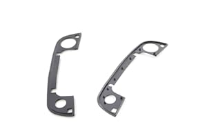 Cantondz 2 x Guarnizioni in gomma per maniglia della portiera dell’auto 51218122441 51218122442 Compatibile con BMW E36 E34 E32 Z3 3 5 7 Serie guarnizioni in gomma maniglia porta