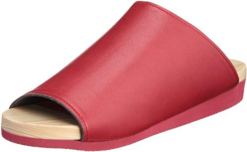 Flexible Japanese Geta Sandal By Drill Design - Red (6)
