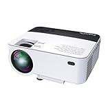 ExquizOn T5 - Mini LED LCD Projektor Beamer mit 1800