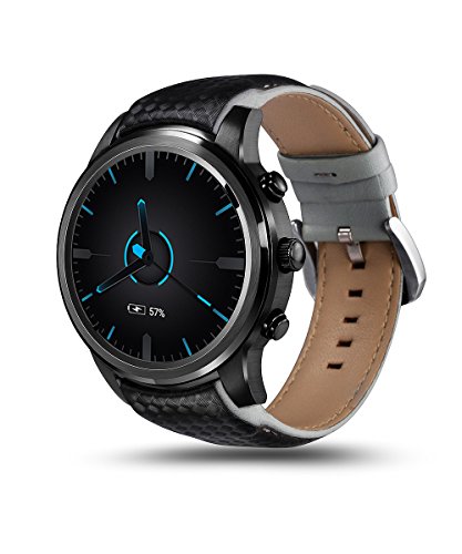 M5 Reloj inteligente Android 5.1 OS MTK6580 Quad Core Processor RAM 1GB ROM8GB 1.39 pulgadas IPS OLED redonda pantalla 3...