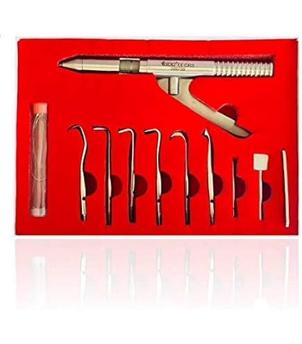 Kit Strumenti Dentale Manuale: Pistola Rimuovi Corona Automatica E Accessori Per Odontoiatria