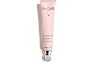 Caudalie Resveratrol-Lift Firming Eye Gel Cream, Retinol Eye Cream Alternative for Wrinkles 15 mL