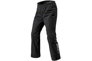 Revit Acid 4 H2O Motorcykel regnbyxor, schwarz, L