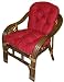 Produktbild Rattansessel , Rattan Sessel "Angelo" inkl. hochwertigen Polster , Fb. darkbrown