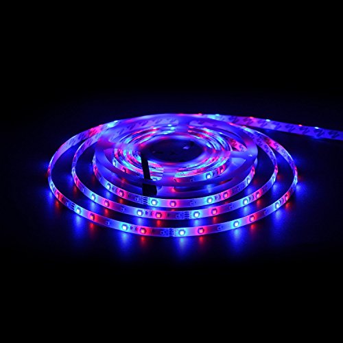 Tabker® LED Streifen 5M 300 SMD 3528 RGB Led Strip, Nicht Wasserdicht LED Band , LED Lichtschlauch, Packung für Heim Innendekoration , Farbwechsel-Set mit flexibles Streifen-Licht + 24 Tasten IR +Controller und Netzteil, Versandkostenfrei - 7