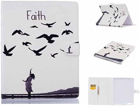Magnetic Pattern Leather Stand Smart Cover Case for iPad 2 3 4 Mini 1 2 3 4 Air 1st Air 2 Pro 9.7 inch (iPad 2/iPad 3/iPad 4, The Faith)