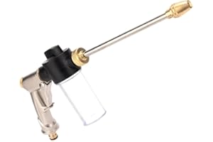 Uadme Pistola Presion Agua para Manguera, Press y Clean Pistola Lavado, Pistola Manguera Jardin, Boquilla de Agua de Alta Presion, para Lavado de Autos Riego de Plantas