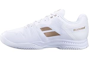 Babolat Hommes Chaussures De Tennis Baskets Formateurs Blanc/Doré