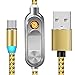 Produktbild Sunhoyu USB-Magnet-Ladegerät-Kabel Zigarettenanzünder Schnelles Ladekabel Für Samsung Galaxy S7 S6 Xiaomi Huawei Android Smartphones Tablet Und Weitere Mirco USB-Geräte