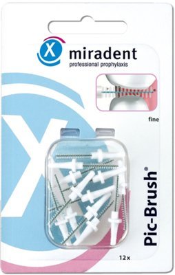 MIRADENT Interdentalbürste PIC-Brush fein weiß 12 St