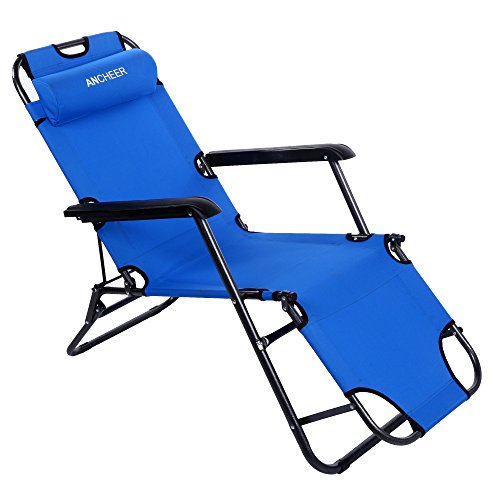 Preisvergleich Produktbild Teamyy Klappliege Klappbett Sonnenliege Relaxliege Poolliege Liegestuhl Strandliege Gartenliege Feldbett 153CM