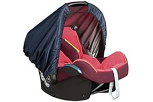 Sunnybaby 19243 protezione solare per ovetto con tasche UPF 50 Plus Marine, Blu