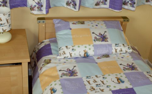 Roald Dahl - The Witches - Cot Bed / Junior Duvet Cover & Pillowcase - Cotton - UK Made