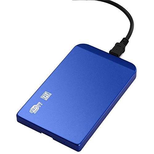 Unita ‚Festplatte – TOOGOO(R)Ausserhalb Box Gehaeuse fuer 2,5 „SATA HDD Festplatte Hard Drive USB 3.0 Kompatibel mit Windows 2000 / Windows Me / Windows 98 / XP / Vista / 7/8, Mac OS 9.1 / 10.8 -. Blau - 4