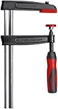 Bessey TPN20BE-2K Tornillo de apriete con mordazas de fundición maleable, Aluminio, Negro, Rojo