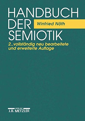 Book's Cover ofHandbuch der Semiotik Sammlung Metzler