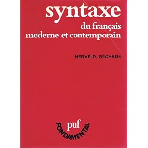 Syntaxe du français moderne et contemporain