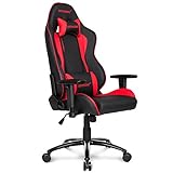 AK Racing Nitro Fauteuil de Bureau Noir/Rouge