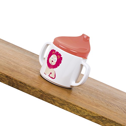 Lässig 1310007717 Trinkbecher mit Griff und Silikonboden, Wildlife Löwe - 5