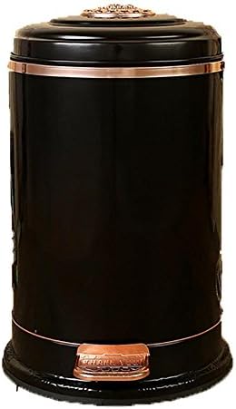 LIU-Simplehuman Mini Round Step Trash Can, Stainless Steel 42cm*26cm/16.53"*10.23" , 4