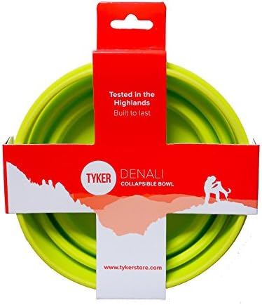 Tyker - Silicon Travel Dog Bowl - Folds Flat - Premium Quality - Fast Prime Delivery