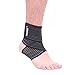 Produktbild Unisex Verstellbare rutschfeste Sport Knöchel Guard Displayschutzfolie Elastic Fahrrad Fuß Brace, schwarz