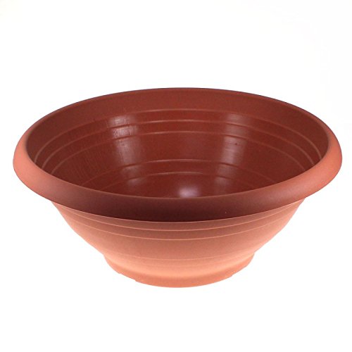 Pflanzschale Grabschale Kunststoff Cortina D: 60cm, Farbe:terracotta