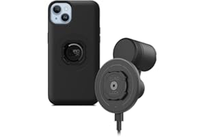 Quad Lock Vent Car Phone Holder Kit with MAG Wireless Charging Head V2 and MAG Phone Case for iPhone 14 Plus