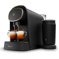 L'OR Barista LM8018/90 Machine à Café à Capsules avec Mousseur à Lait - Premium